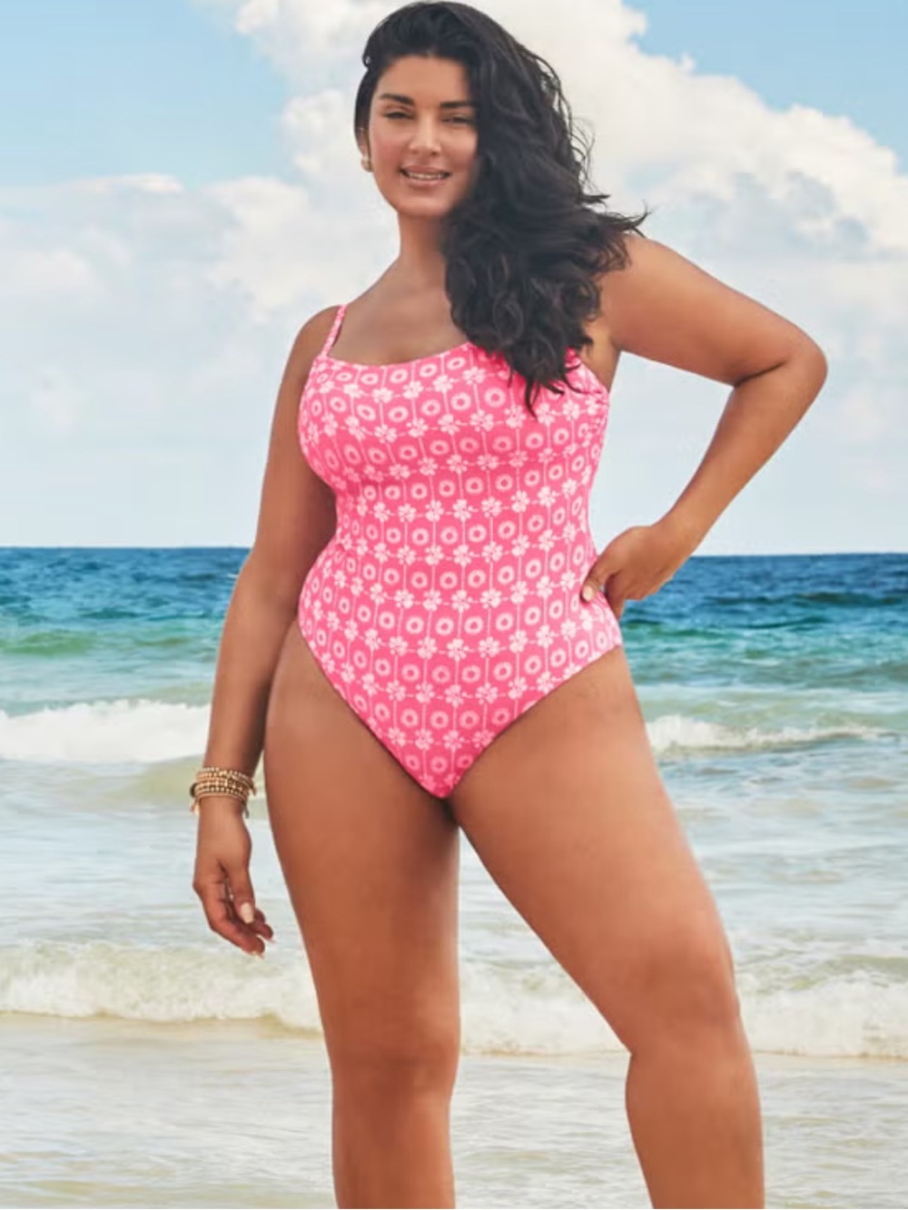 PLUS SIZE ONE PIECE SWIMSUIT